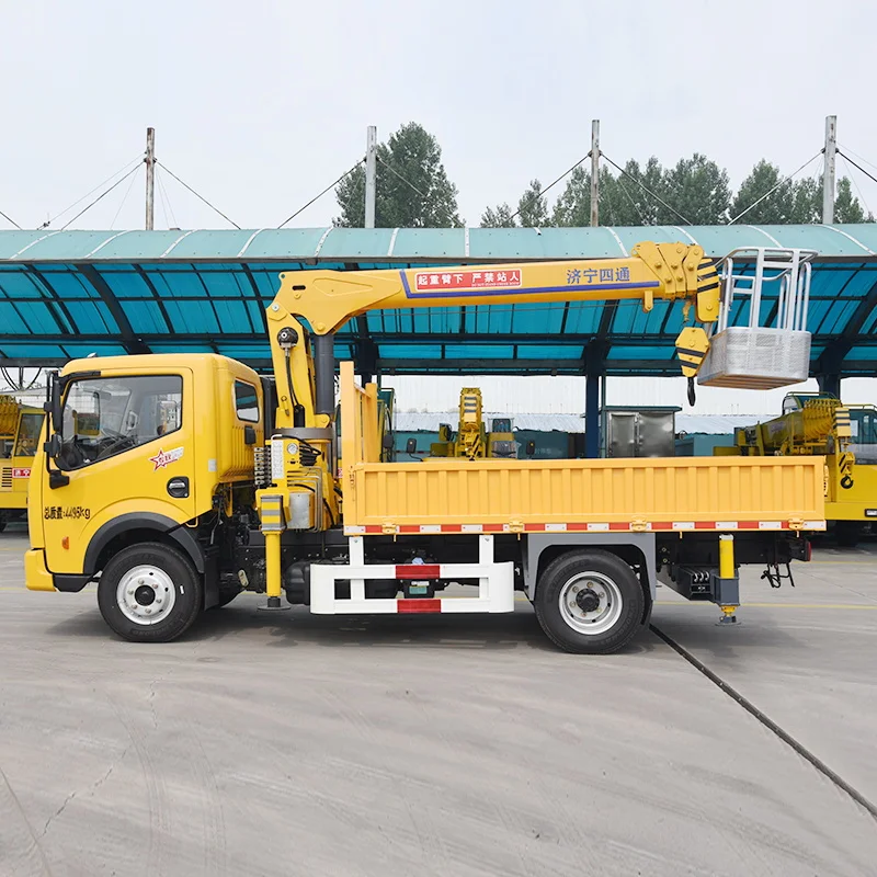 china crane manipulator hydraulic telescopic boom truck mounted crane truck with crane for truck