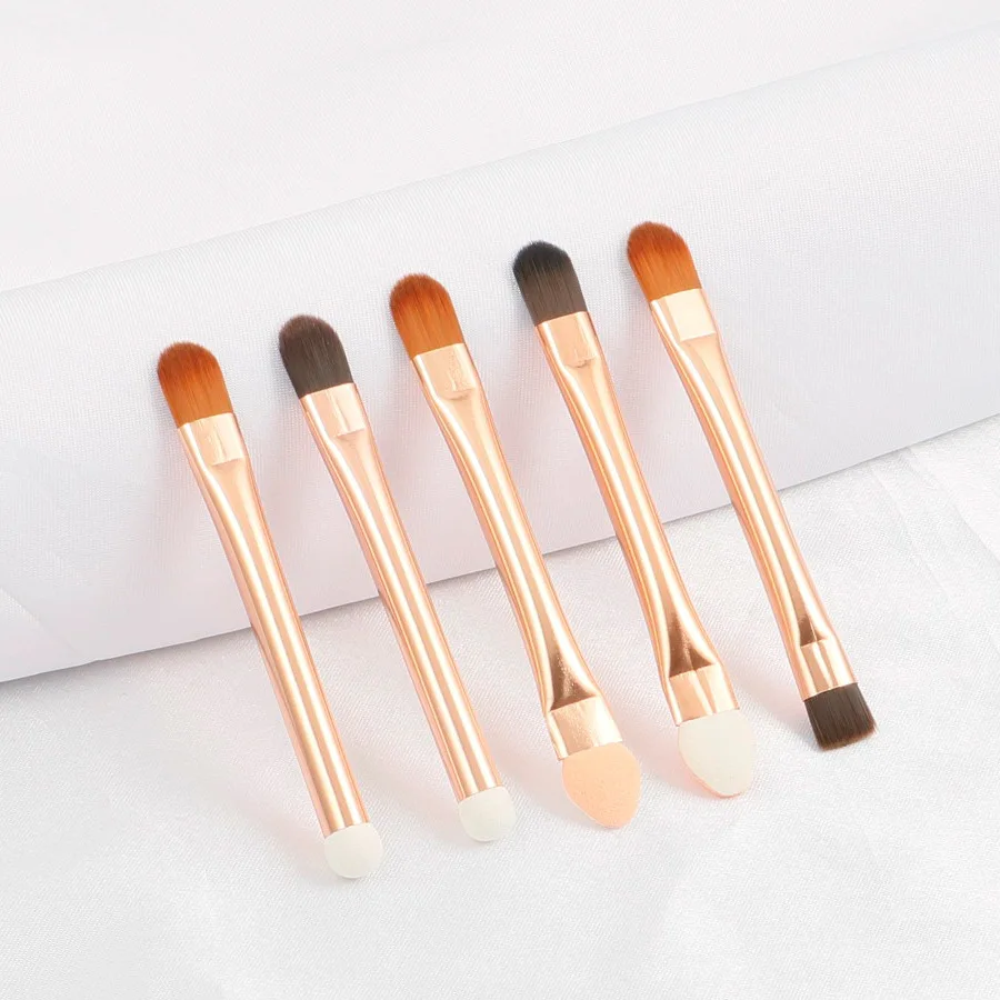 High Quality Double Head Foam Eye Shadow Brush Concealer Brush Own Brand Eye Shadow Applicator