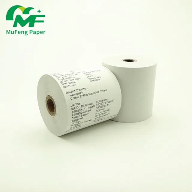 Thermal Paper Competitive Price Clear Printing Text Smoothly Custom Thermal Paper Cash Register Paper