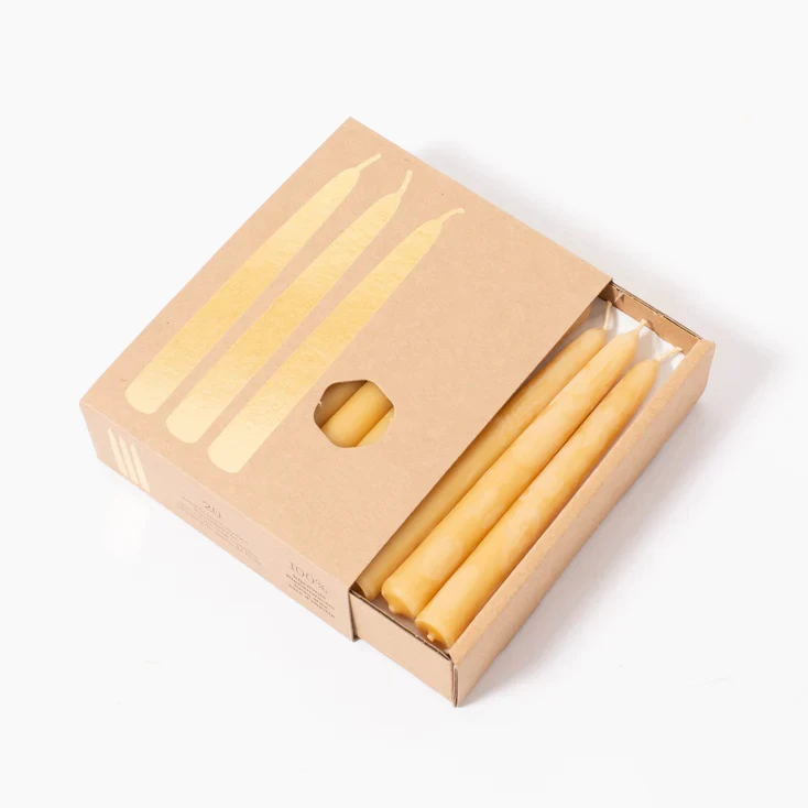 Custom candle stick paper sliding boxes taper birthday dinner candle packaging box for taper candle