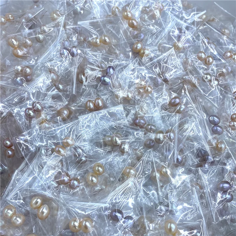 5A grade Cultured pearls rice shape peacock color natural freshwater pearls high quality DIY Jewelry