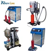 Filling Machine Foam Co2 45 kg Fire Extinguisher Pressure Testing Equipment