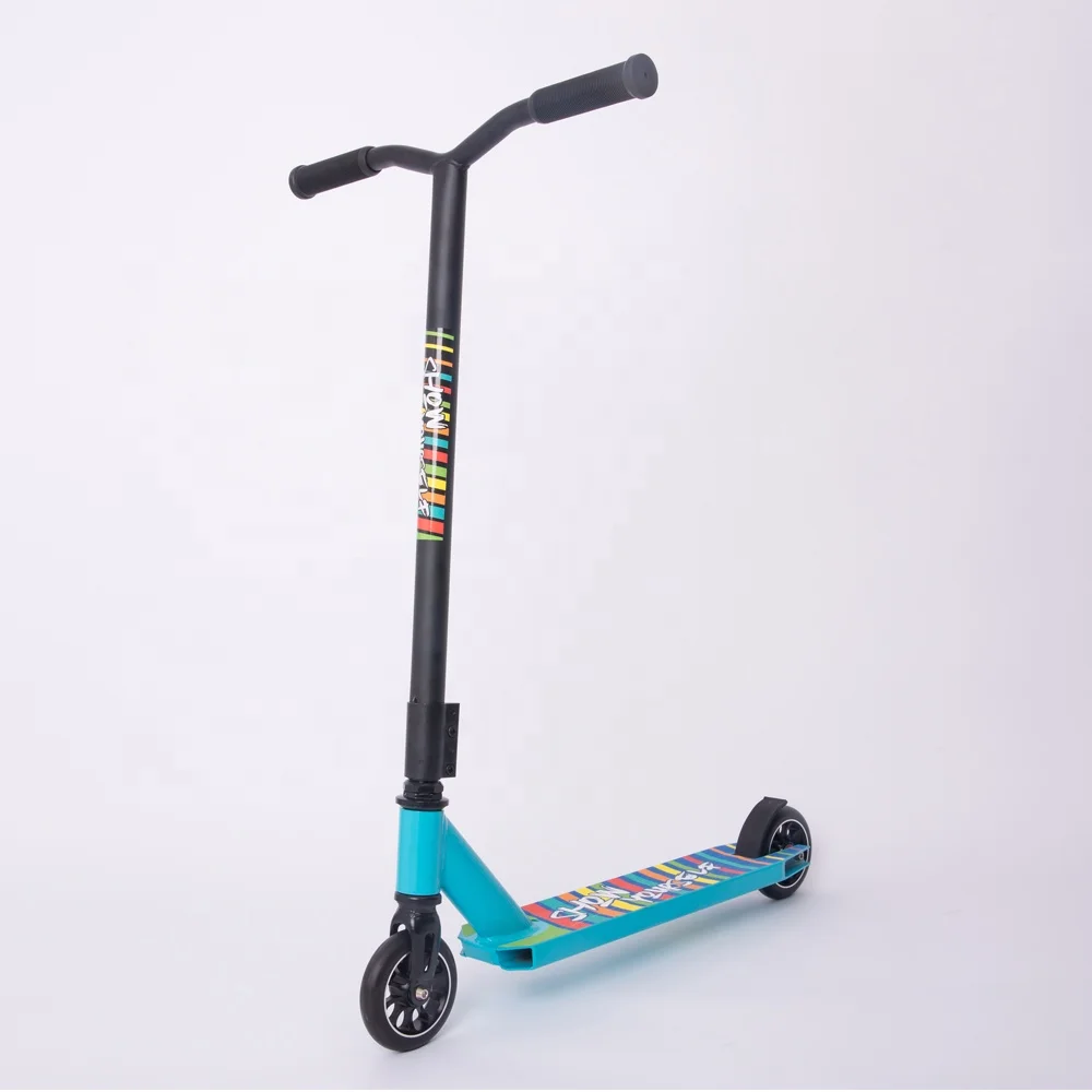 China Custom Aluminum Rainbow 360 Stunt Scooter Wheels