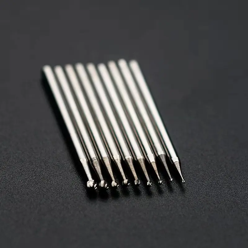 Cnc Cutting Tool carbide micro end mill 0.1 mm Small Diameter Milling Cutter Tungsten Carbide Bur Shank 2.35mm