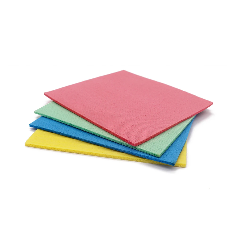 Kitchen dish cleaning cloth super absorbent sponge cellulose cloth compressed kitchen sponge for cleaning