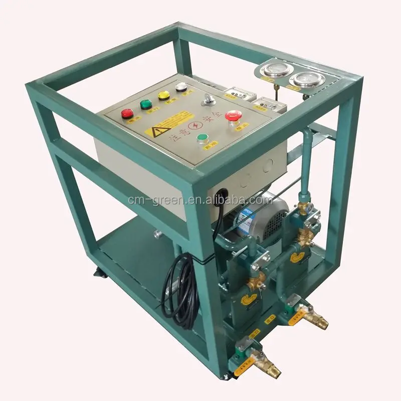 Oil-Less Water Cooling Low Pressure Refrigerant Recovery Machine 4HP Refrigerant R123/R245FA/R141B/R1233zd Charging Machine