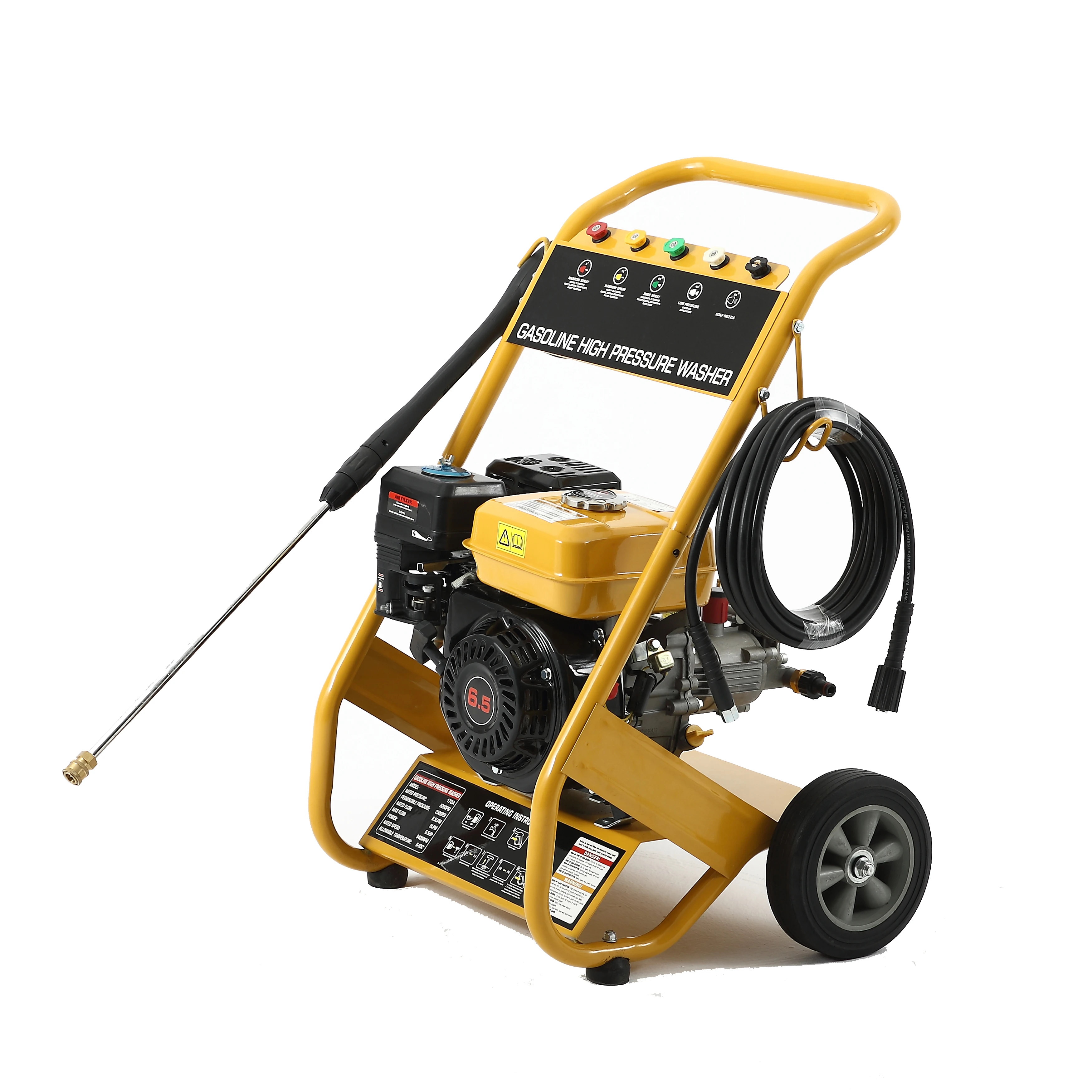 6.5HP 4-stroke OHV with oil sensor 180Bar 2500psi Gasoline Engine High Pressure Washer