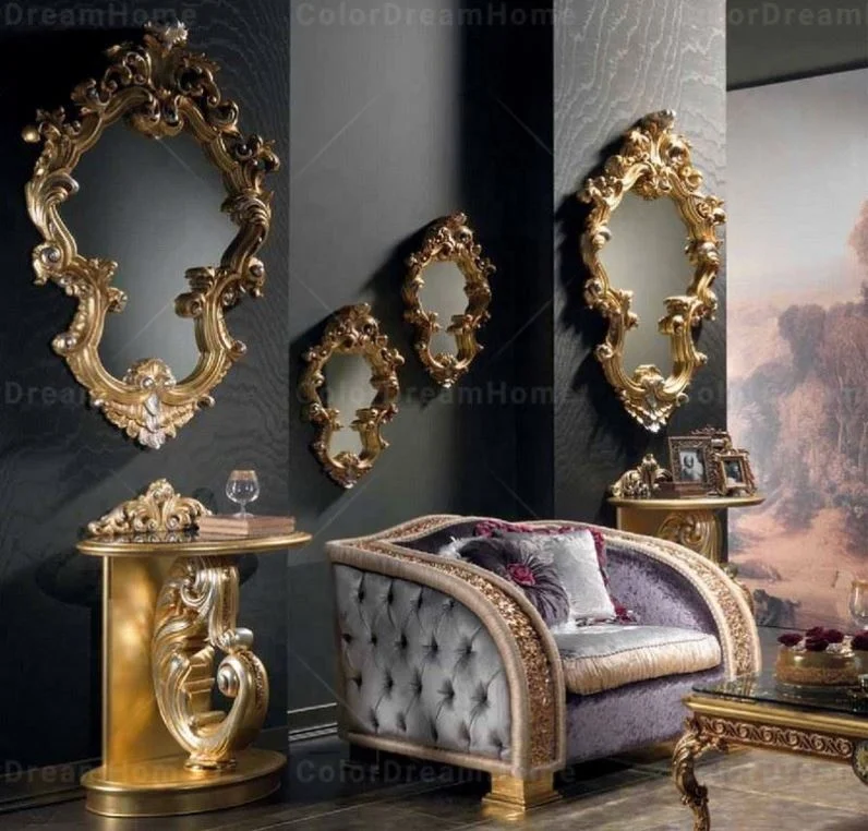rococo baroque furniture luxury couches Living Room Sofa