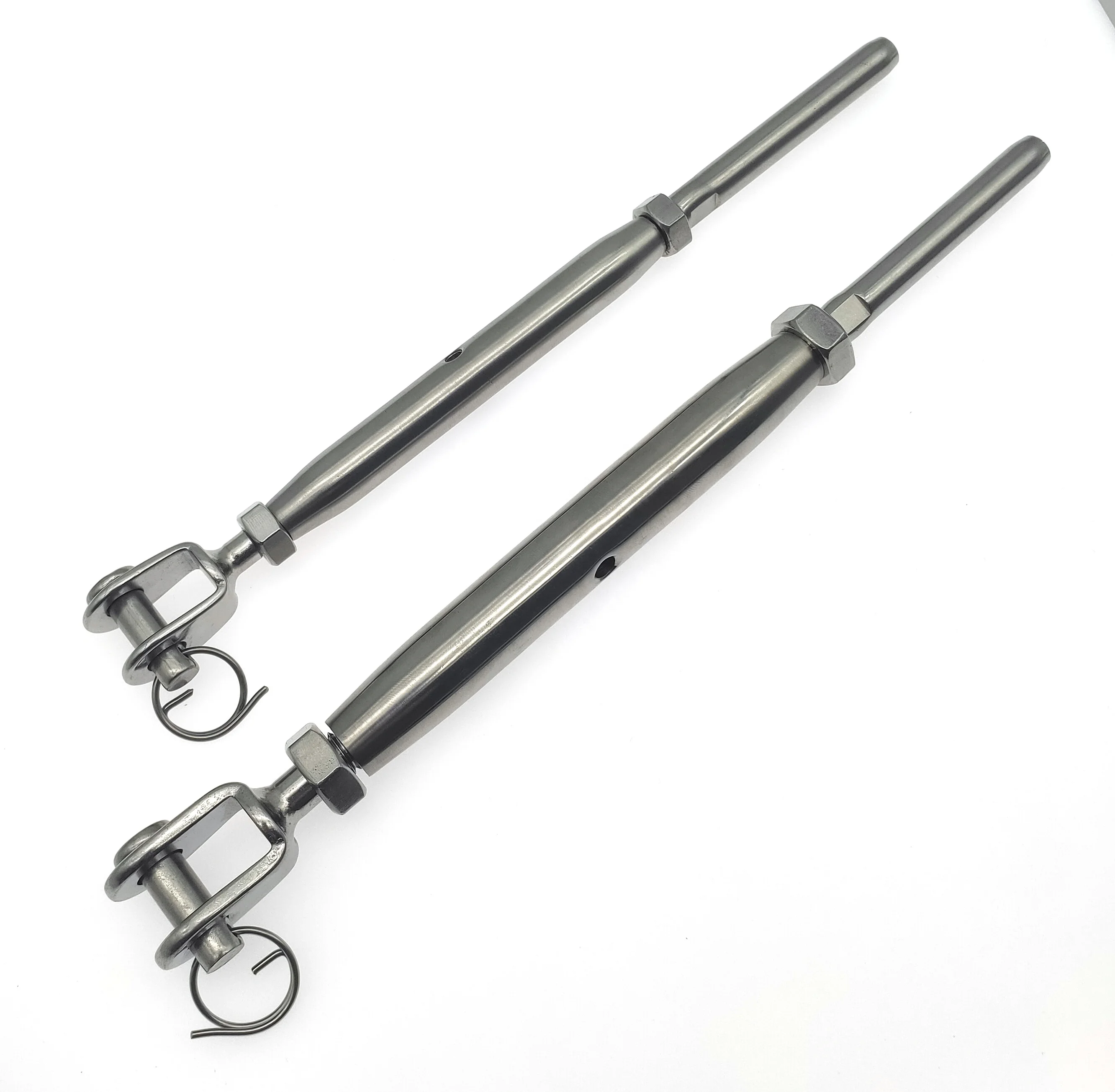 Stainless steel Rigging Screw Fork and Swage Stud , Turnbuckle  for marine, industrial and architectural applications