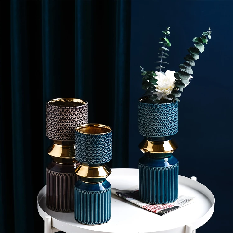 Роскошная Современная ваза ikebana для бутонов ручной работы Свадебный декор индивидуальные художественные цветочные