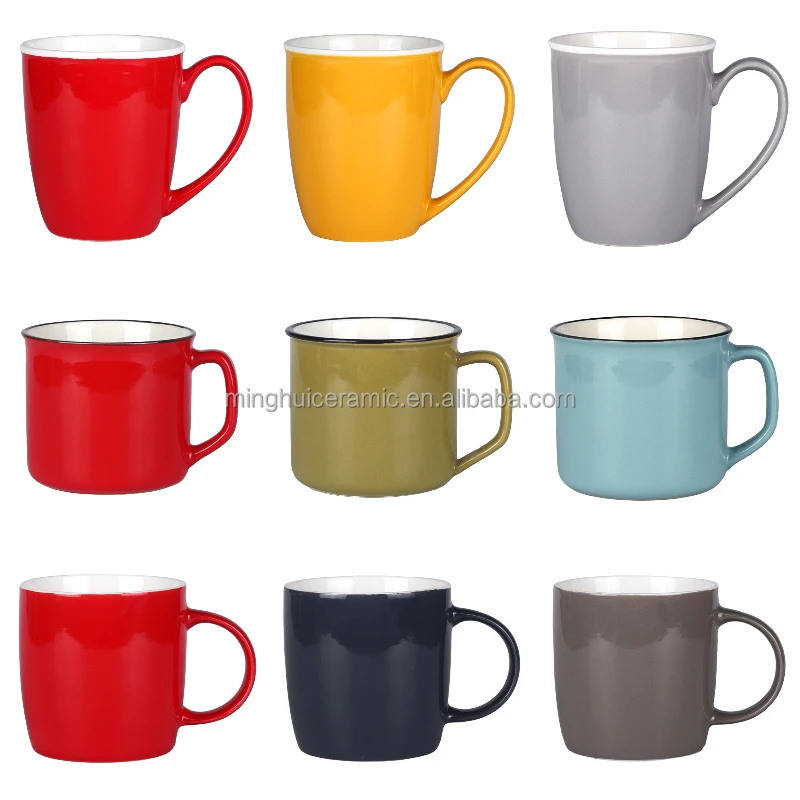 Wholesale Grey High Foot Beer Office Solid Color Coffee Cup