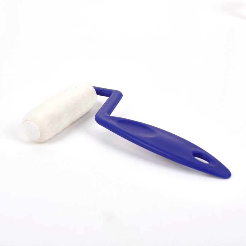 BIYU High Quality Designer Paint Rollers Custom Paint Roller Decorative Paint Roller Brush With Blue Plastic Handle