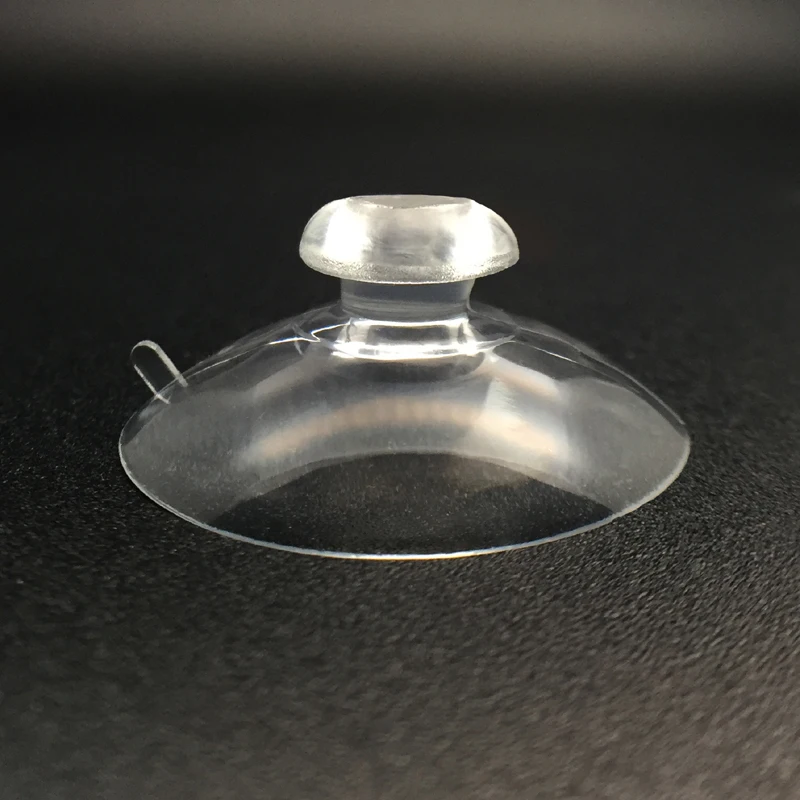Custom Hot Sale Mushroom Head Transparent Plastic Hooks Vacuum Suction Cups