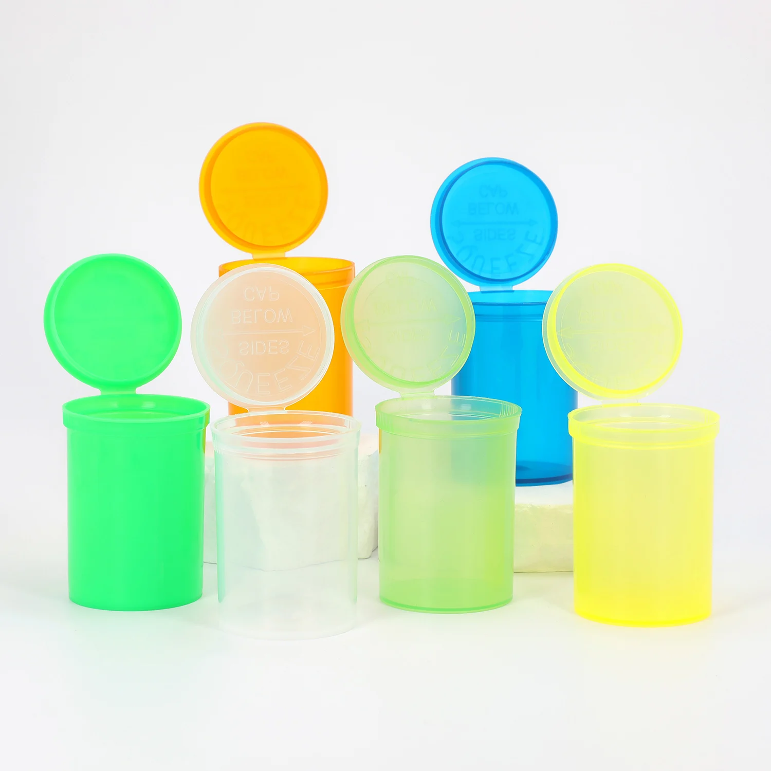 Wholesale Different Size Pop Top Vial Child Proof Flower Packaging Pop Top Tube