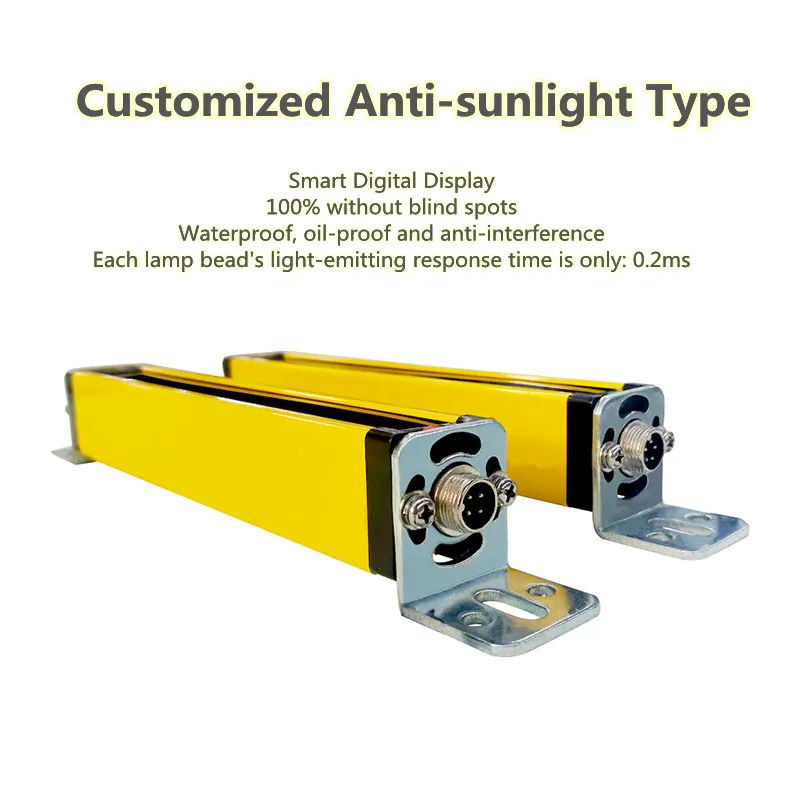 China Manufacturer Safety Light Curtain sensor for Punching Machine Protector Safety Light Barrier Sensor SafetyLightCurtain