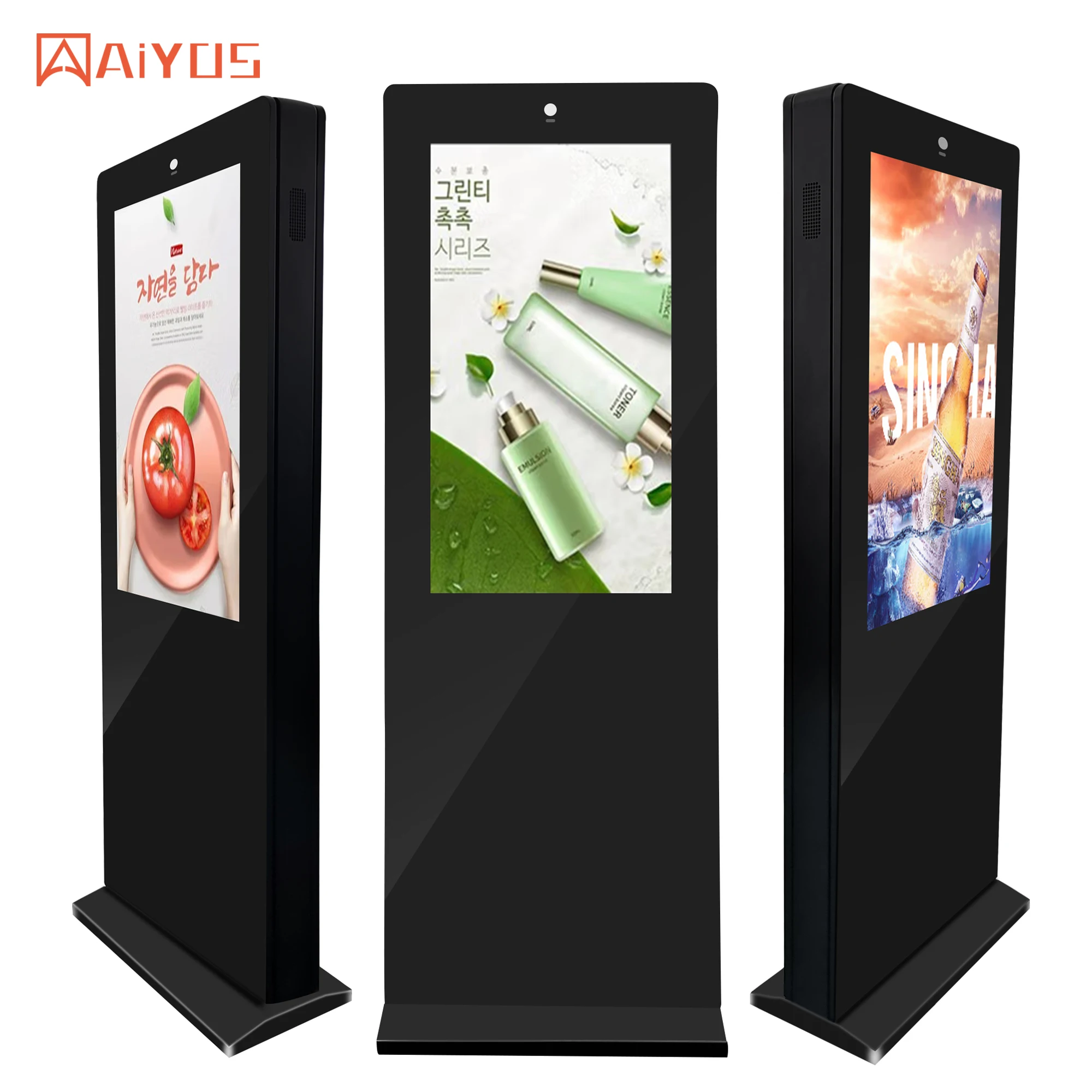 43/49/55/65/75 outdoor petrol station 4k waterproof lcd digital signage for bus station