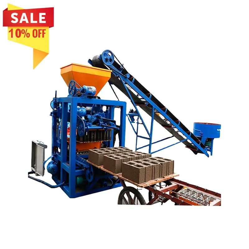 faible niveau sonore QT 4 - 24 Machine semi-automatique de fabrication de briques