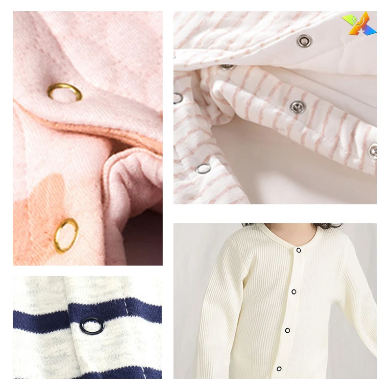 hot sale custom printed 4 part metal resin metal press snap button for coat