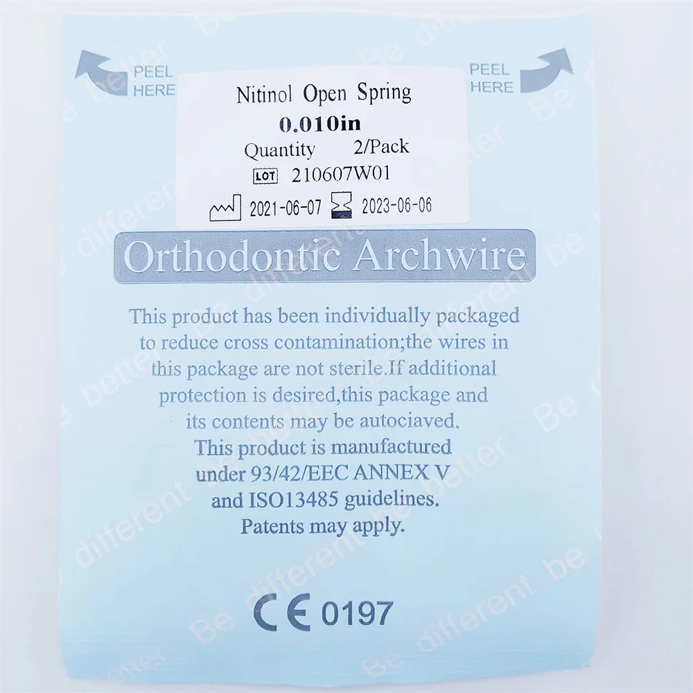 Orthodontic Arch Wires NITI Open Coil Springs of RS MEDICO