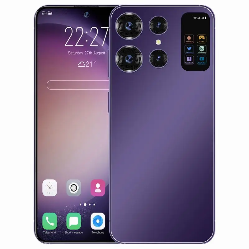 Смартфон 2025 оригинальный S24 ультра-смартфоны 16 ГБ + 1 ТБ 5 г Dual Sim мобильный телефон Ultra S23