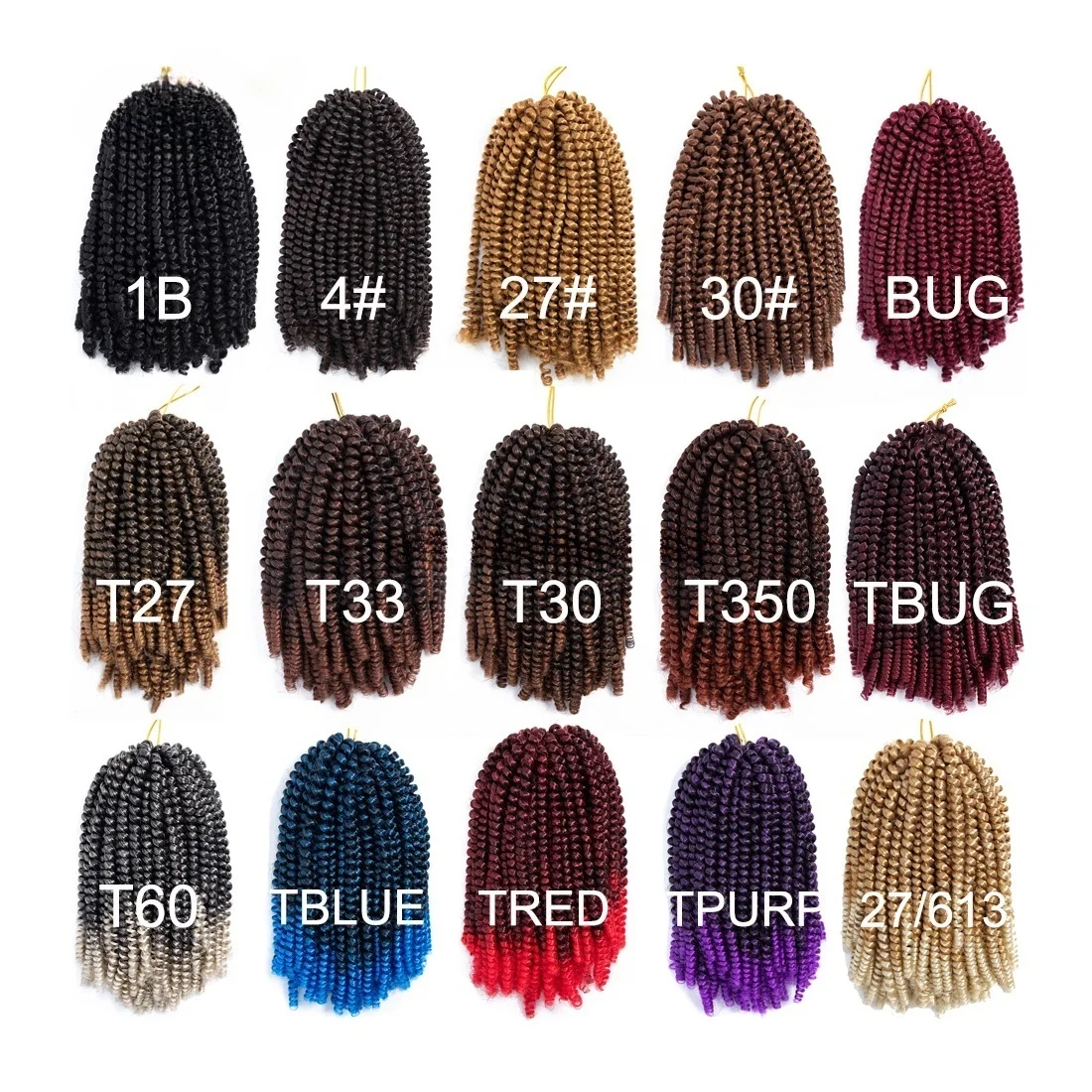 Hot sell Nubian Spring Twist Crochet Braids Braid Twist Spring Twist Synthetic Hair