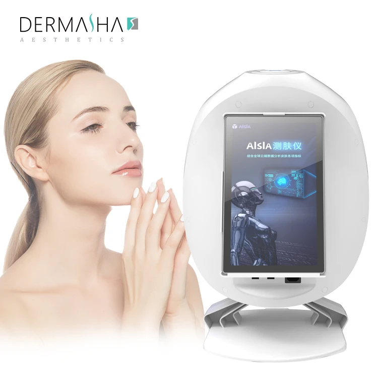 Portable 3D Magic Mirror Scanner Home Use Face Skin Analyzer Magnifier Machine