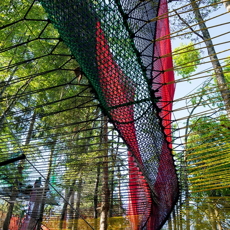 
Large outdoor rope trampoline adventure rope trampoline play equipment children trampoline 