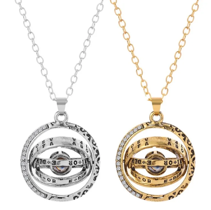 
Astronomical Sphere Projection Necklace 100 Languages I Love You Necklace 