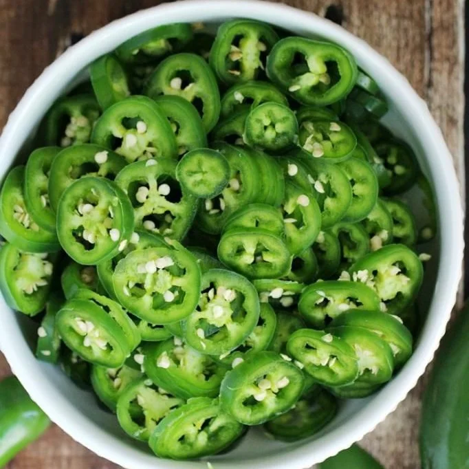 sliced jalapeno peppers