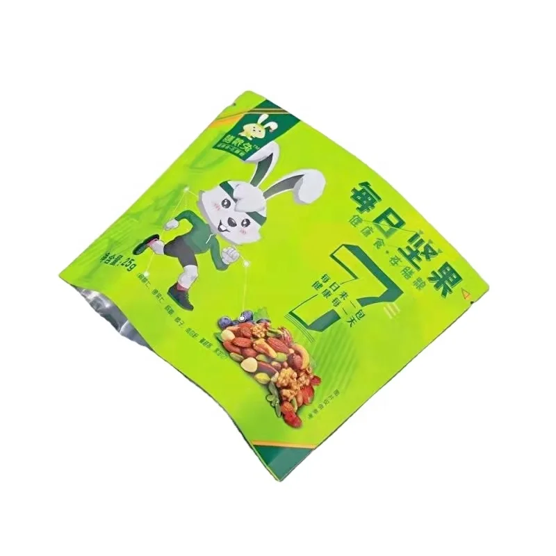 Fashion Colorful Food Grade Agriculture Nuts Packaging Material Dry Fruits Ziplock Bags