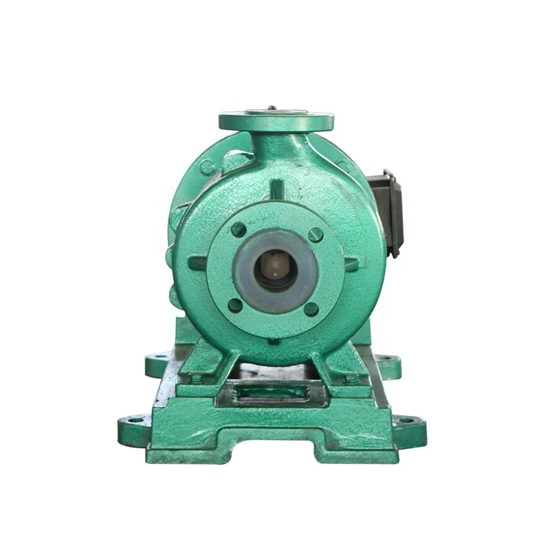 Lined plastic chemical brine infusion horizontal magnetic pump