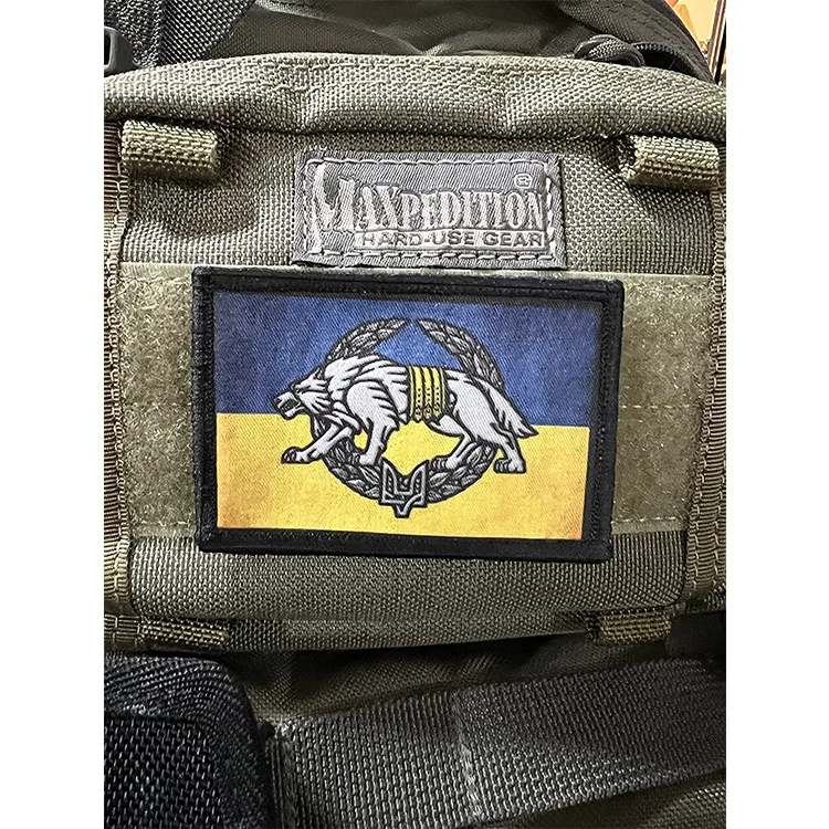 Latest Accessories Patch Custom Embroidered Patches Ukraine Flag Patches