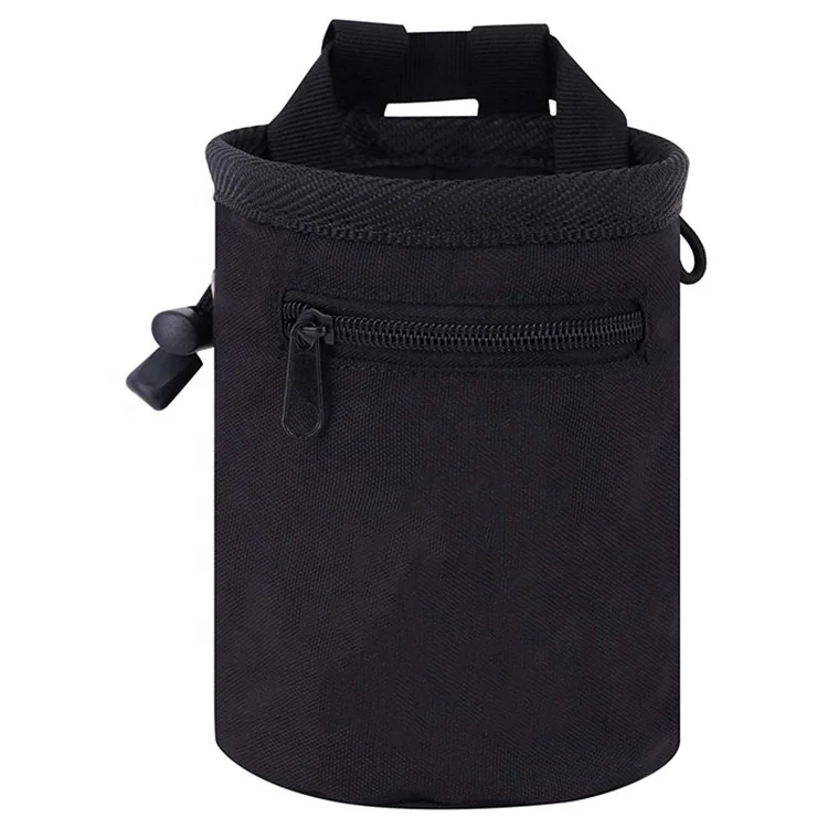 
Custom logo rock climbing chalk bag with adjustable belt 