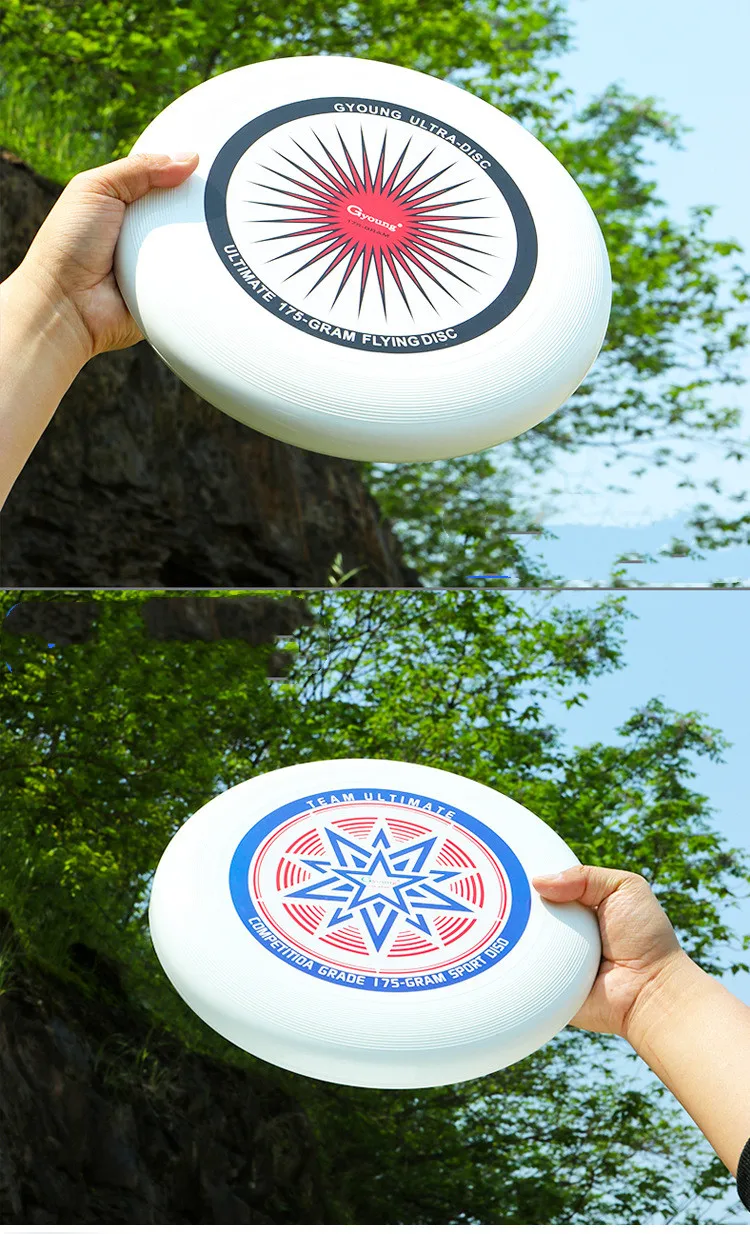 Пользовательский логотип шаблон 175 г Клубные специальные соревнования тренировочные Фрисби Максимальная скорость полета диски