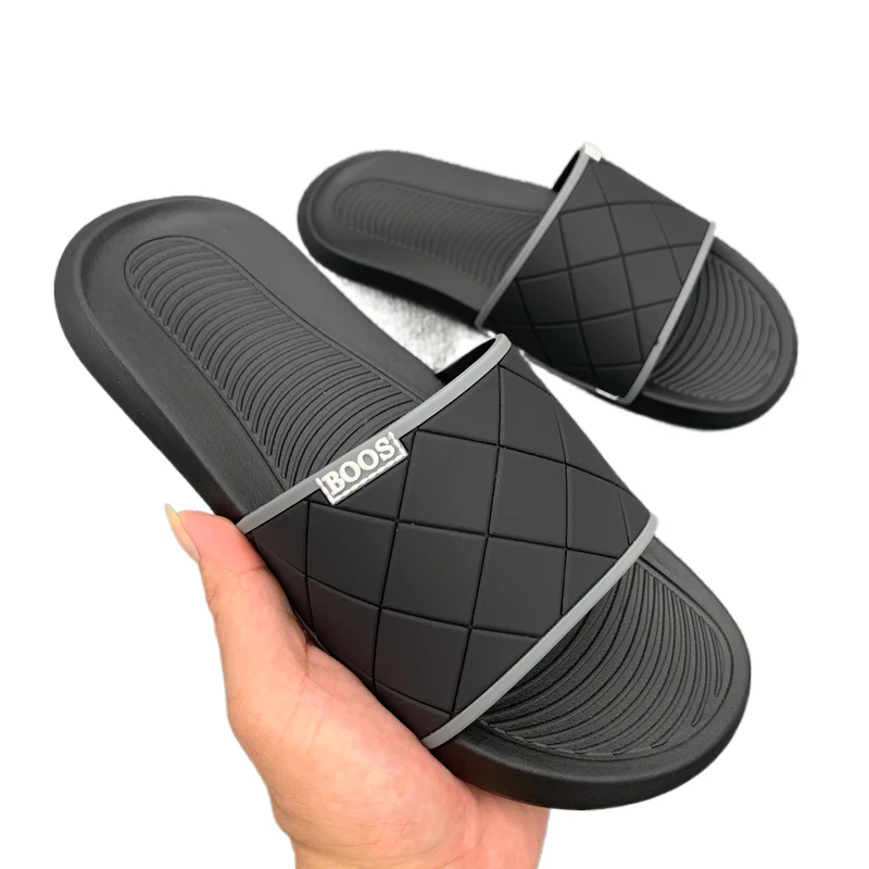 Beach Summer Model Shoe Type Summer Male Sandals Anti Slippery Blue Orange PVC Outdoor Slippers Light Weight,breathable CN;ZHE