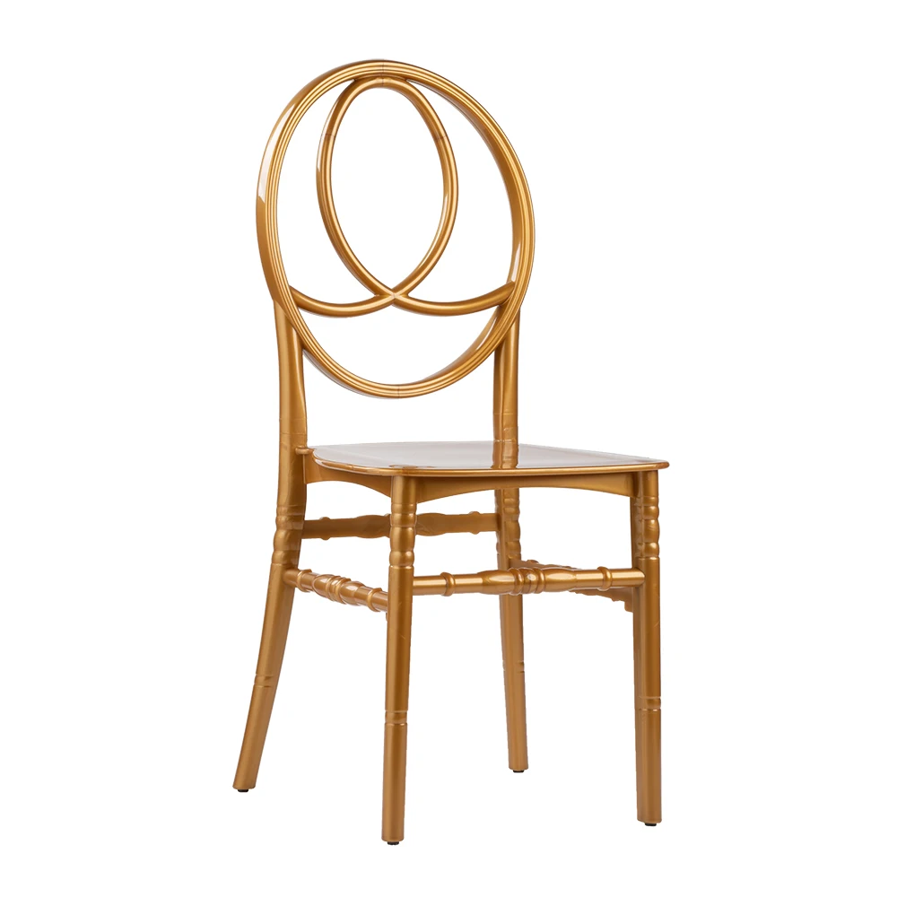 Restaurant Hotel Phoenix Chair European Production Top Quality Wedding Gold Hotel Furniture Modern 100pcs Strong