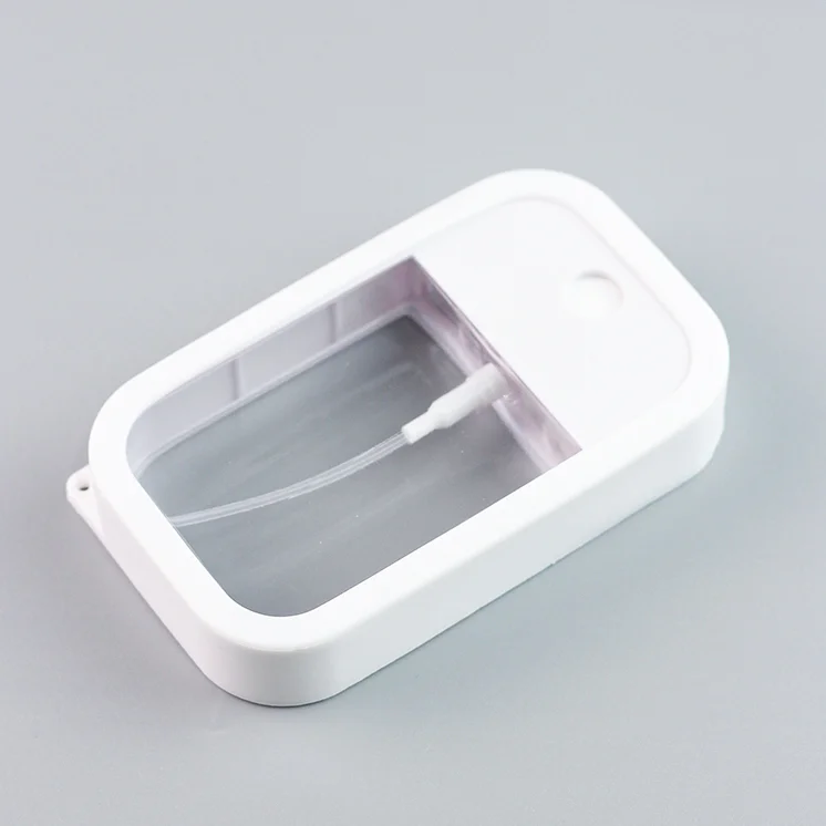 
 Новый дизайн в форме сотового телефона 38 мл 45 мл пластиковый карман для кредитных карт Размер парфюмерный туман спрей бутылка для дезинфицирующего распылителя для рук  