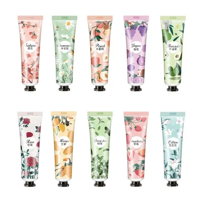 
Fruit Floral Fragrance Moisturizing Rejuvenating Skin Portable Anti-chapped Male Female Manufacturers Hand Cream 