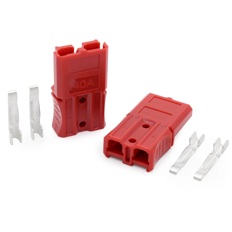 Manufacturer direct 40a high voltage high current fast connector electrical equipment for battery cable connection plug