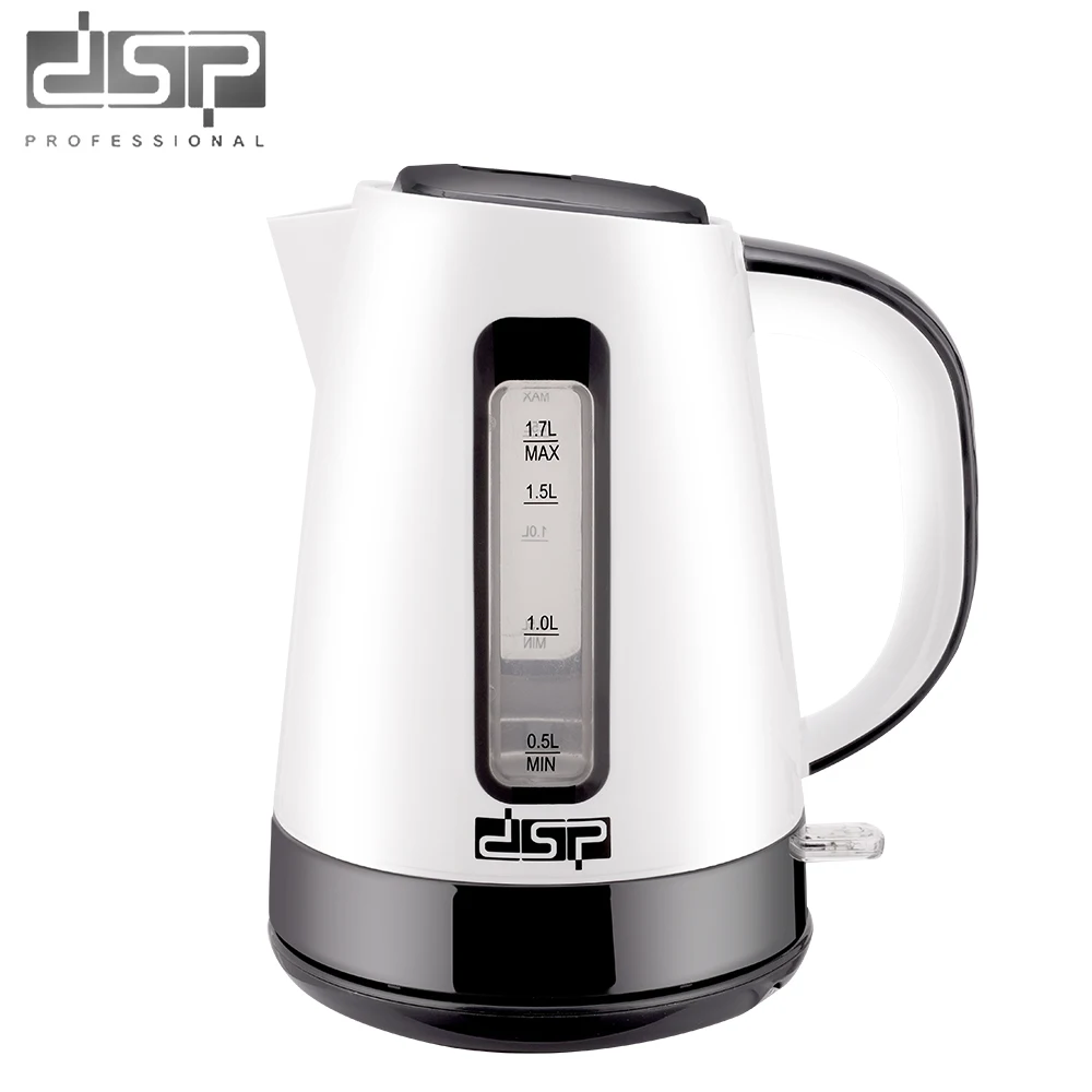 DSP  Hot Sale Plastic Electric Kettle 1.7L High-grade Large Capacity Stainless Steel Boiling Kettle Electric Kettle