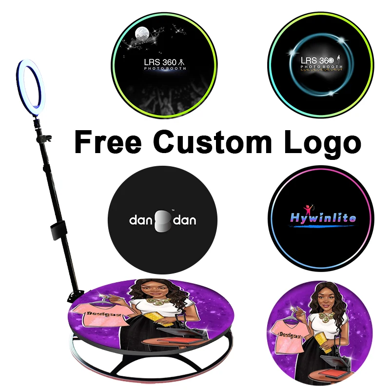 Rossmine new design 2024 new photobooth video Hardware Software automatic 360 photobooth ipad photo booth 360 photobooth