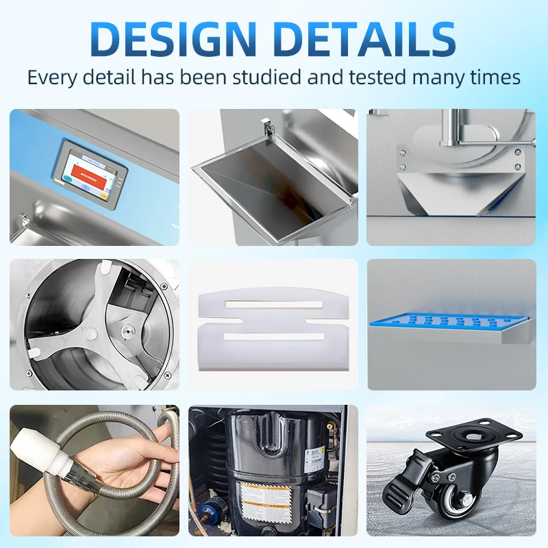 Italienne De Gelato Table Top Milk Pasteurizer And Ice Cream Ai Machine