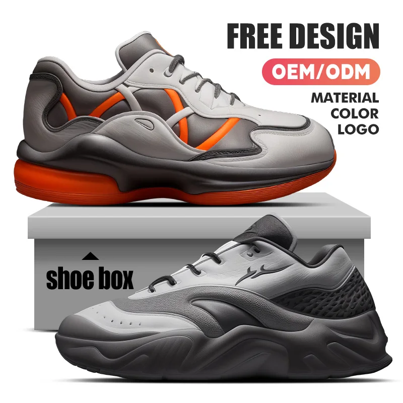 2024 New Original Custom Logo Retro Men Women Skateboard Shoes Manufacturer Basketball Casual Leather Low Top Custom Sneakers