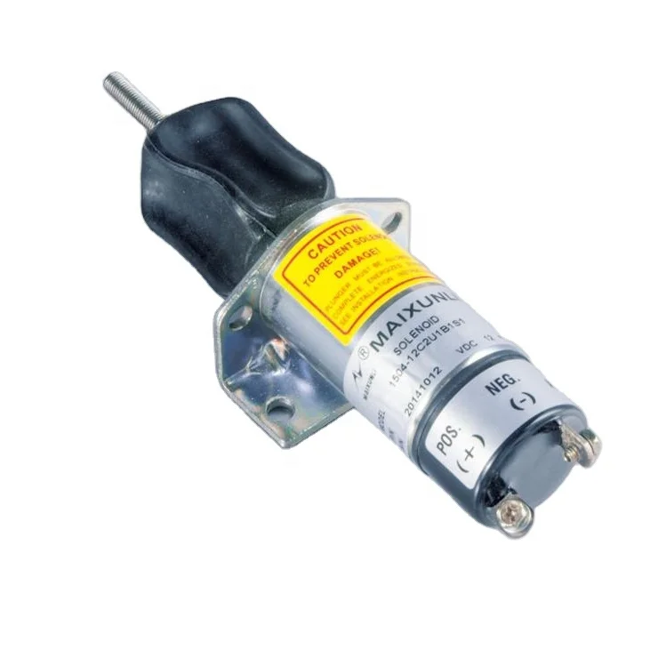 New Solenoid 1504-12C2U1B1S1 12V for Synchro Start Kubota DF-750 Choke shut off  Solenoid