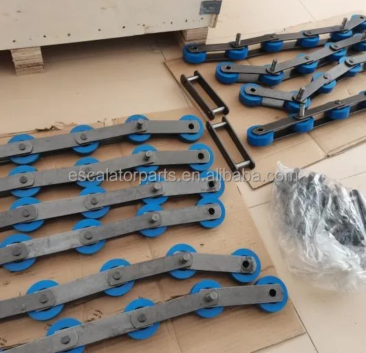 Hot Sale Escalator Step Chain With Axle Pitch 133 Roller Size 70*25mm