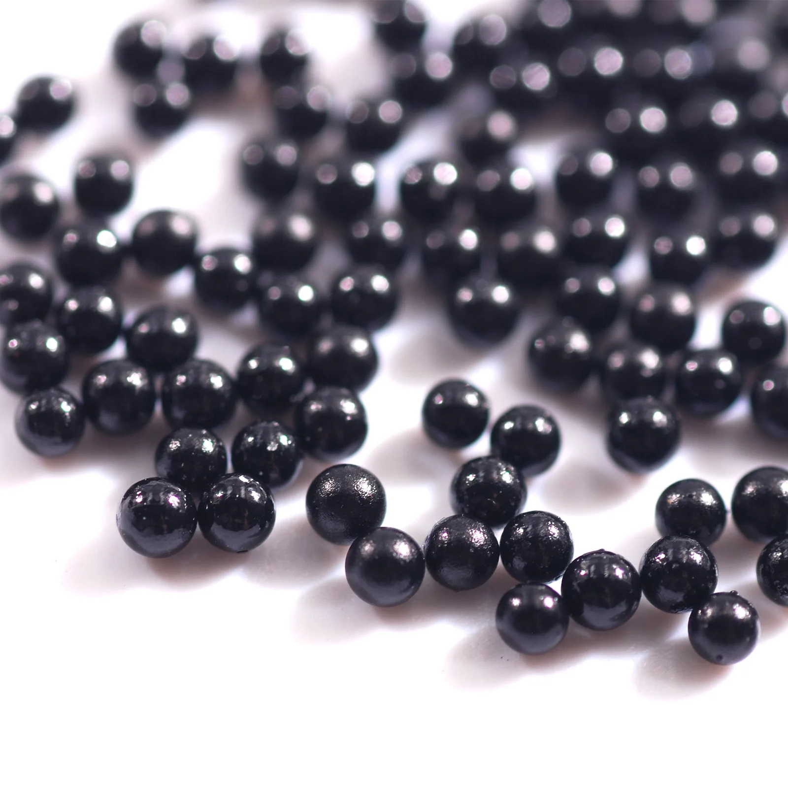 450g/bag 2mm Wholesale Glass pearls Round Colorful Beads Without Holes For Nail Craft Jewelry Making Accessories