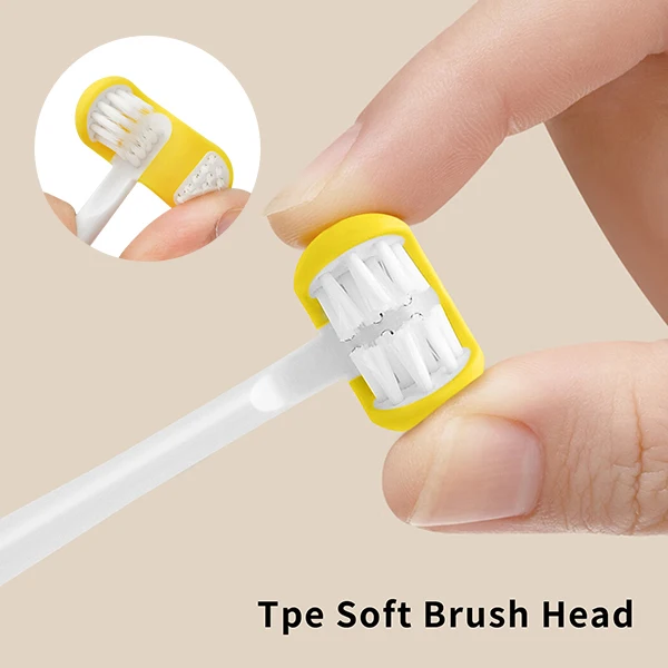 U-shape Soft Hair Toothbrush for Babies HOT Selling Product 3-sided Dupont Kids Toothbrush Customized Logo Acceptable 20pcs