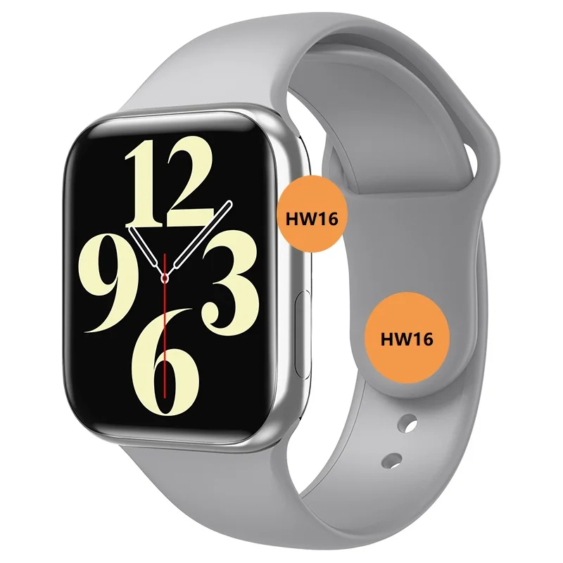 
2021 Dropshipping Arrival HW16 smart watch series 6 iwo 13 big black Android relojes inteligentes bt watch 6 HW 16 smartwatch 