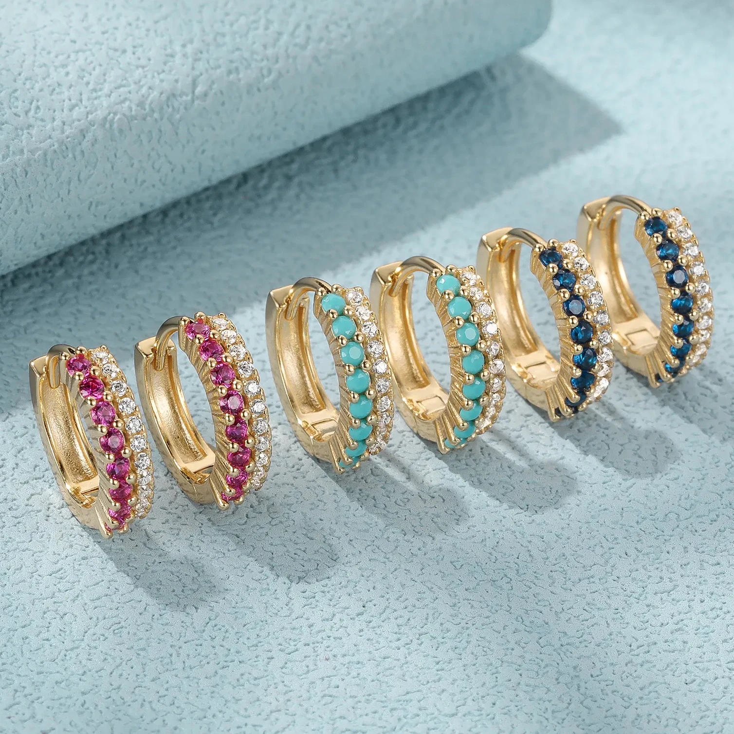 CANNER Huggie Hoop Earring Hip Hop 925 Sterling Silver Gold Plated Tiny 18K 14K Solid Custom Huggies Earrings