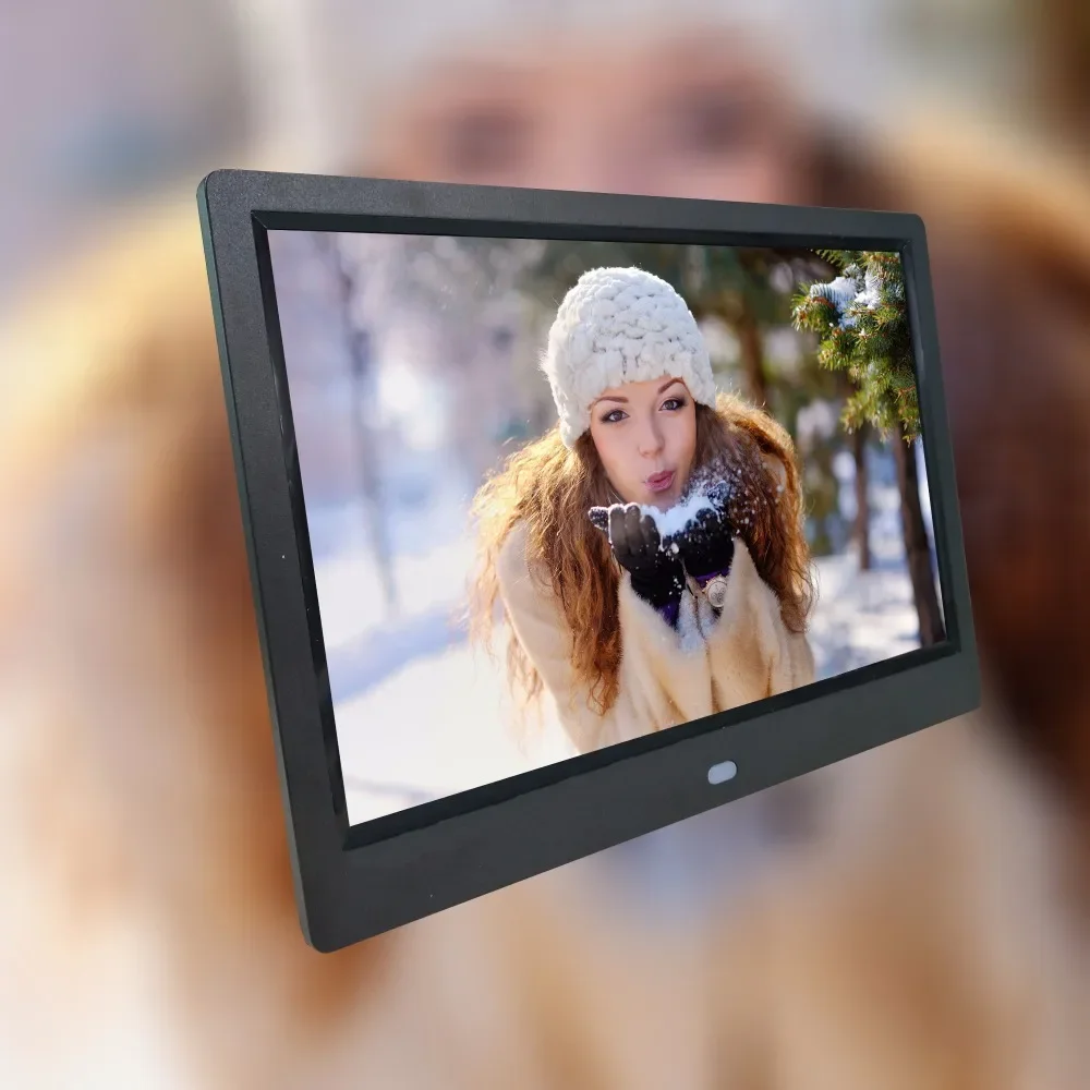 10 inch IPS screen picture player video player loop playback digital photo frame digital album support SD card or USB drive